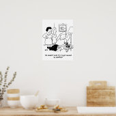 Ehefrau sagt, dass Husband nicht versucht, sich zu Poster (Küche)