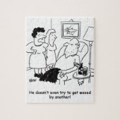 Ehefrau sagt, dass Husband nicht versucht, sich zu Puzzle (Vertikal)