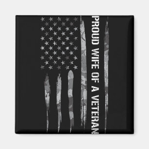 Ehefrau_ stolz Ehefrau eines Veteranen - Amerikani Magnet
