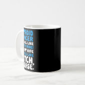 Ehefrau Support-Kostenvoranschlag Spaß machen Kaffeetasse (Vorderseite Links)