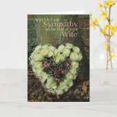 Ehefrau Sympathische Karte mit Rose (Gelbe Blume)