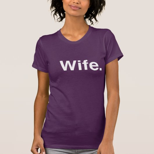 Ehefrau T-Shirt (Vorderseite)
