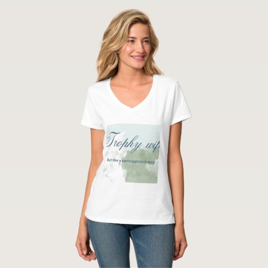 Ehefrau T-Shirt (Vorderseite Vollansicht)