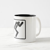 Ehefrau tragende Zwei-Ton Tasse (VorderseiteRechts)