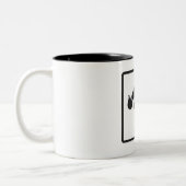Ehefrau tragende Zwei-Ton Tasse (Links)