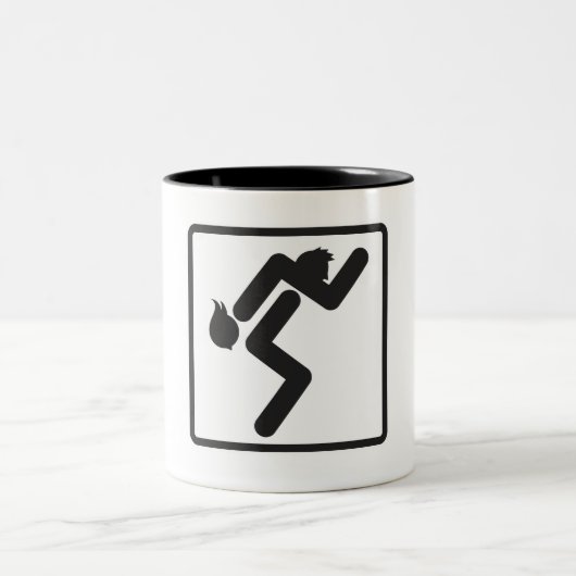 Ehefrau tragende Zwei-Ton Tasse (Mittel)