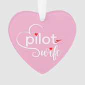 Ehefrau-Typografie und Flugzeug, einfach, Minimali Ornament (Vorderseite)