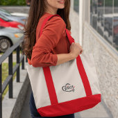 Ehefrau-Typografie und Flugzeug, einfach, Minimali Tragetasche