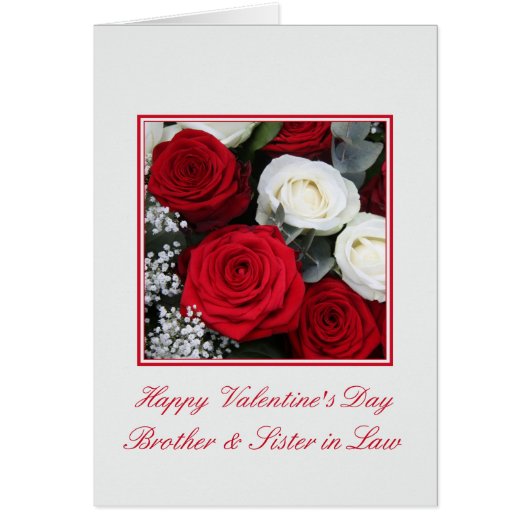 Ehefrau und Brüder Happy Valentinstag Rose (Vorne)