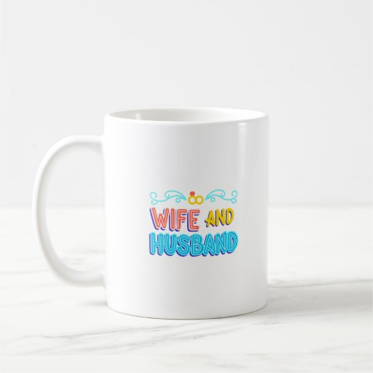 Ehefrau und Ehemann Kaffeetasse (Links)