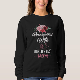 Ehefrau und Mutter beste Mama Sweatshirt