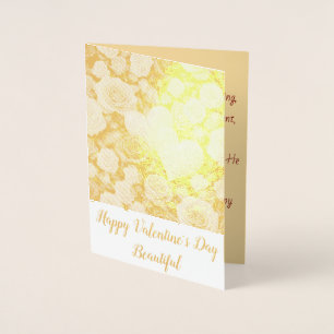 Ehefrau Valentine Folienkarte