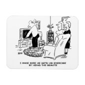 Ehefrau Versteckt die Remote-Kontrolle des Fernseh Magnet (Horizontal)