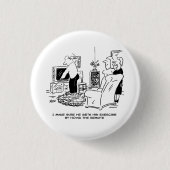 Ehefrau Versteckt Fernsehfernbedienung. Funny Butt Button (Vorderseite)