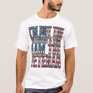 Ehefrau-Veteran Zitat Patriotisches Vintage-Vektor T-Shirt