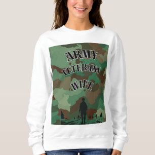 Ehefrau von Army Veteran Sweatshirt