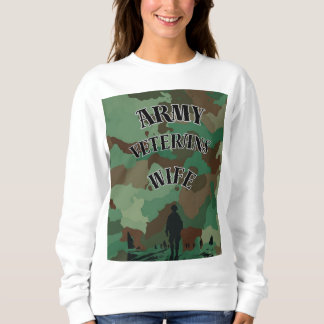 Ehefrau von Army Veteran Sweatshirt