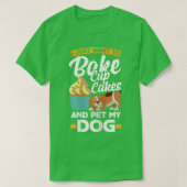 Ehefrau von Cupcake Baking Dog Eigentümer 2933 T-Shirt (Design vorne)