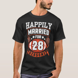 Ehefrau von Ehemann ist glücklich Verheiratet für T-Shirt