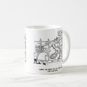 Ehefrau will Ehemann Autoschlüssel werfen, Funny Z Kaffeetasse (VorderseiteRechts)