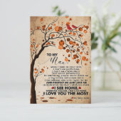 Ehefrau zu meinem Mann Ich sehe Zuhause RSVP Karte (Stehend Vorderseite)