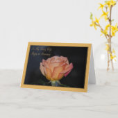 Ehefrau zum 1. Jubiläum Karte (Gelbe Blume)