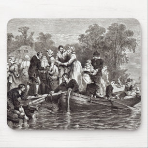 Ehefrauen für die Siedler bei Jamestown Mousepad