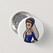 Ehefrauen von Abzeichen Henrys VIII - Anne Boleyn Button (Vorne & Hinten)