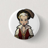 Ehefrauen von Abzeichen Henrys VIII - Button (Vorderseite)