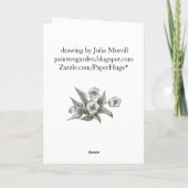 Ehegatte Jubiläumskarte mit Tulpen Karte (Rückseite)