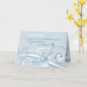 Ehegattenfall anlässlich der Hochzeit zum Jahresta Karte (Gelbe Blume)