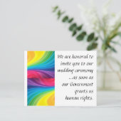 Ehegleichheit Postkarte (Stehend Vorderseite)