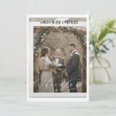 Eheinvasion Einladung (Stehend Vorderseite)