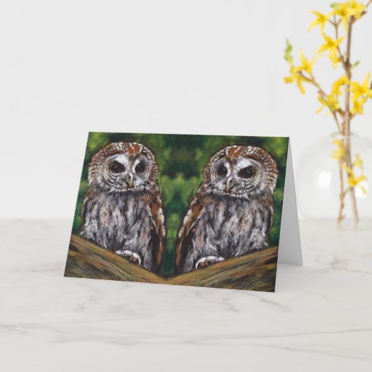 Ehejubiläum: Owls ein Hauch von dir ist Karte (Gelbe Blume)