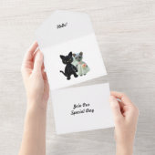 Ehekatzen All In One Einladung (Abreißen)