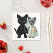 Ehekatzen Serviette (Beispiel)