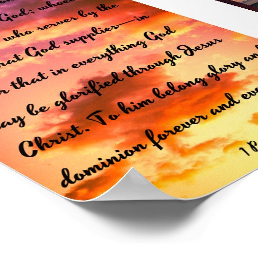 Eheleute Gottes - Bibel Poster (Ecke)