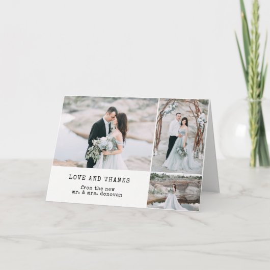 Eheliche Hochzeit | Danke 3 Foto (Vorderseite)