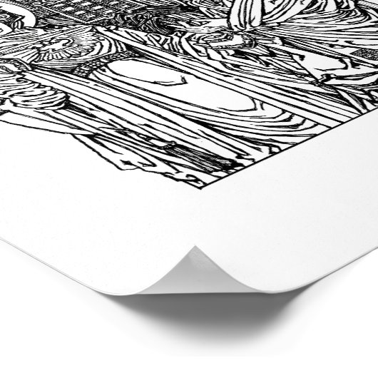 Ehelosigkeit der Jungfrau Poster (Ecke)