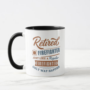 Ehemaliger Feuerwehrmann nur so glücklicher Tasse