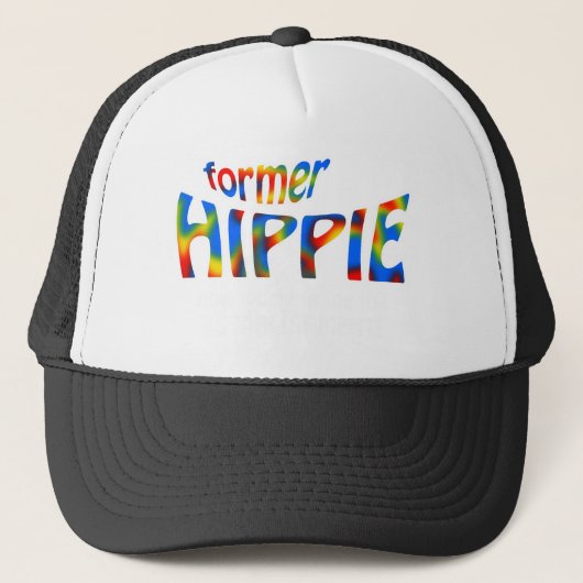 Ehemaliger Hippie Truckerkappe (Vorderseite)