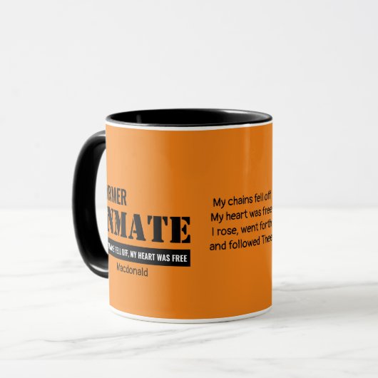 Ehemaliger INMATE Christlich Tasse (Vorderseite Links)