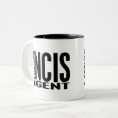 Ehemaliger NCIS Agent Zweifarbige Tasse (Vorderseite Links)