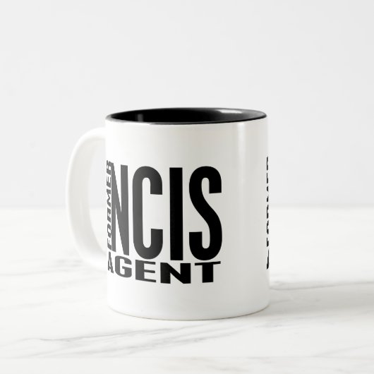 Ehemaliger NCIS Agent Zweifarbige Tasse (Vorderseite Links)