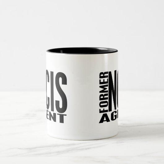 Ehemaliger NCIS Agent Zweifarbige Tasse (Mittel)