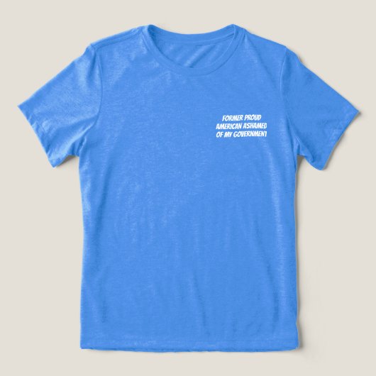 Ehemaliger proud-amerikanischer T - Shirt (Design Vorderseite)