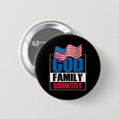 Ehemaliger Soldat der Familie, Patriot Button (Vorne & Hinten)
