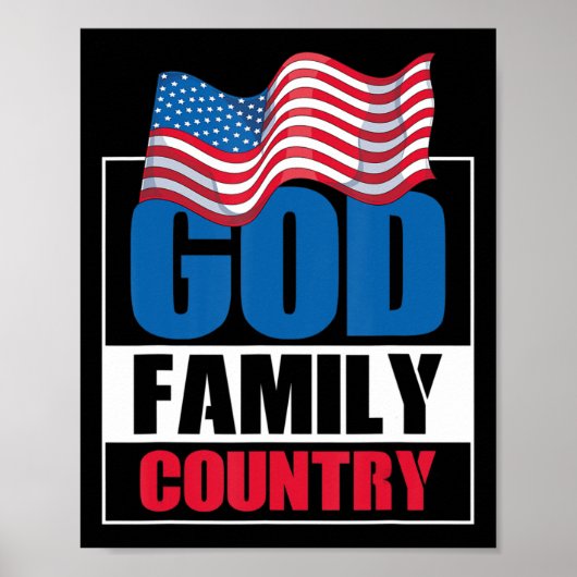 Ehemaliger Soldat der Familie, Patriot Poster (Vorne)