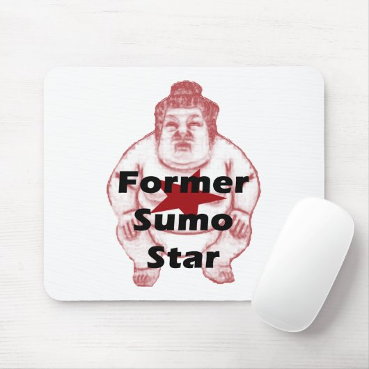 Ehemaliger Sumo-Stern Mousepad (Mit Mouse)