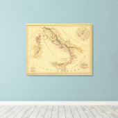 Ehemaliges Italien Leinwanddruck (Insitu (Holzboden))